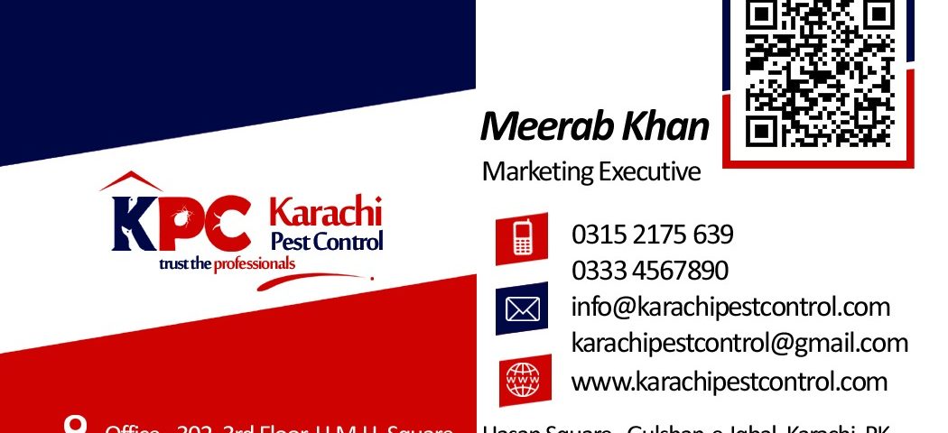 Visiting card Karachi Pest Control